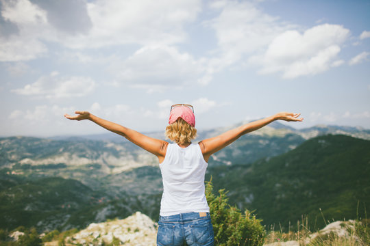 Girl enjoy the view