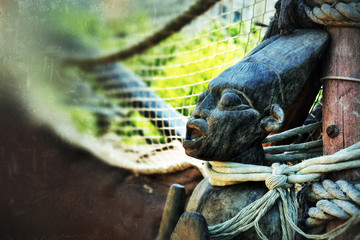 African Traditional Ethnic and Mystic Wooden Masks