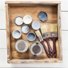 Preparation for the renovation of the Wooden Box with Brushes, S