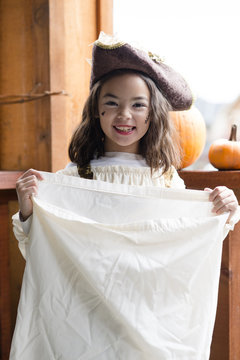 Little Pirate Girl on Halloween
