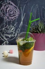 cocktail with oranges