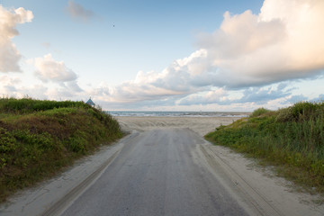 Galveston Island, Texas.