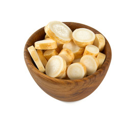 parsnip isolated on white