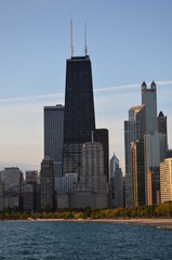 Obraz premium Chicago downtown from northside