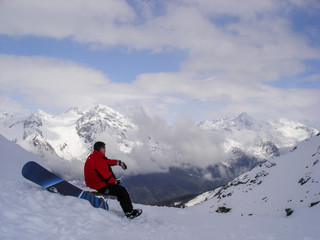 Fototapeta na wymiar the alps