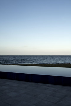 minimalistic pool view