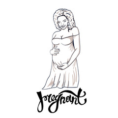  african-american pregnant woman