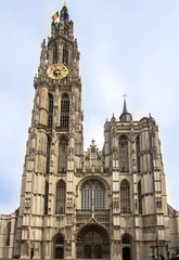 Fototapeta na wymiar Cathedral of Our Lady, Antwerpen, Belgium
