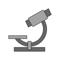 microscope science icon image vector illustration design 