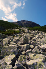 High Tatras above Tatranska Lomnica