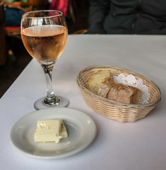 Wine and bread