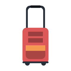 travel suitcase icon image vector illustration design 