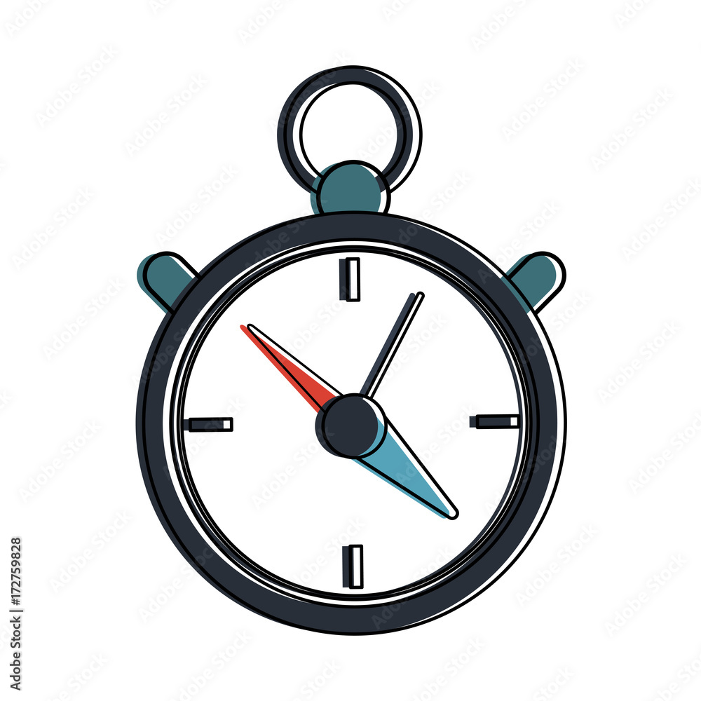 Poster compass navigation icon image vector illustration design