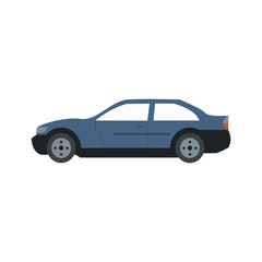Fototapeta na wymiar car sideview icon image vector illustration design 