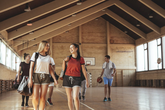 Students on Physical Education Class