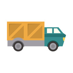 delivery truck icon image vector illustration design 