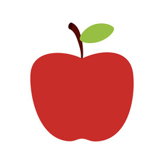 apple fruit icon image vector illustration design 