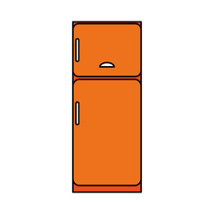 fridge kitchenware icon image vector illustration design 