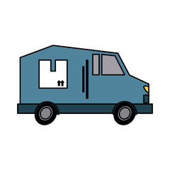 delivery truck icon image vector illustration design 