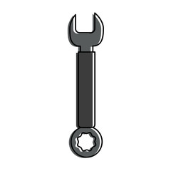 wrench spanner icon image vector illustration design 