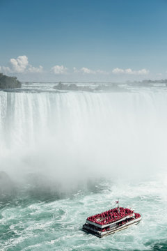 Tourist Boat at Niagara Falls