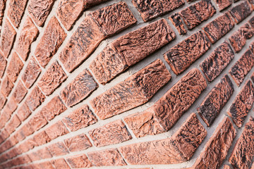 Red brick wall background