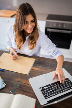 Student at home