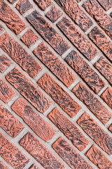 Red brick wall background