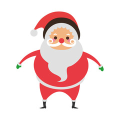 santa claus christmas related icon image vector illustration design 