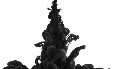 Black paint underwater