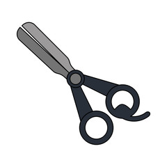 scissors cut icon image vector illustration design 