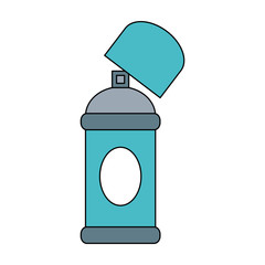 open aerosol can icon image vector illustration design 