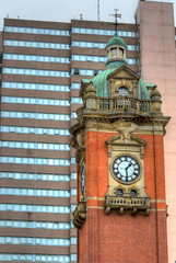 Old architecture in Nottingham, England..