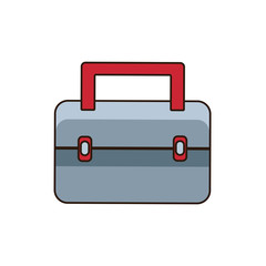 Construction tool box icon vector illustration graphic  design 