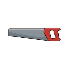 Saw construction tool icon vector illustration graphic  design 