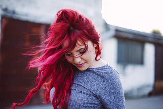 portrait of a young redhead