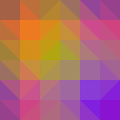 Broken geometric shapes. Abstract colored texture of geometric shapes. Decorative background can be used for wallpapers, printing pictures