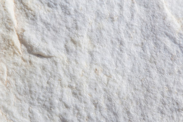 Raw marble scales on Thassos island.