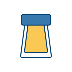 Pills bottle isolated icon vector illustration graphic design