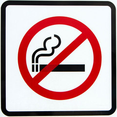 No smoking sign