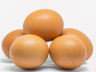 Closeup Egg chicken.