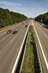 Autobahn A96, Autoverkehr, Schnellstraße, Transport, Verkehr