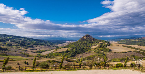 Naklejka premium Great nature in the Italian Tuscany