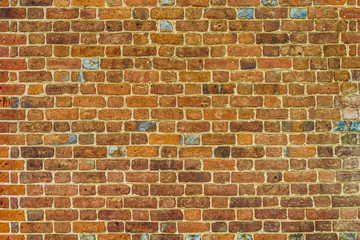 Old brick colored brick masonry background