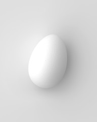 Minimal conceptual Egg background, art and space design.