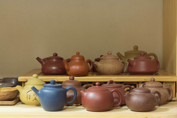 Ceramic teapots for chinese tea party