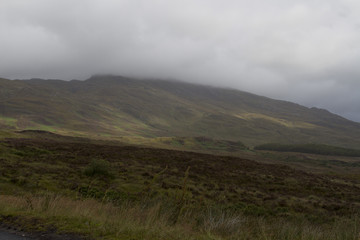 Obraz premium Schottland im Regen