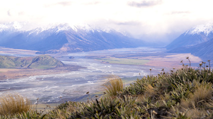 Southern Alps in New Zealand