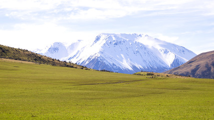 Southern Alps in New Zealand