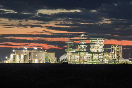 Biodiesel refinery in Thailand.